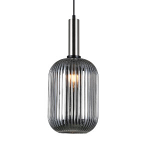 Pendant lamp Lux Antiola – modern pendant lamp in satin nickel and steel