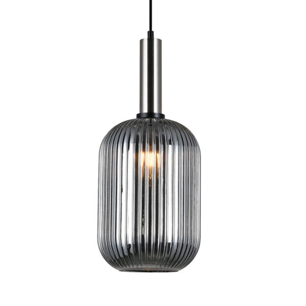 Pendant lamp Lux Antiola – modern pendant lamp in satin nickel and steel