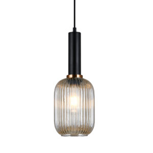 Pendant lamp Lux Antiola – modern pendant lamp in black and steel