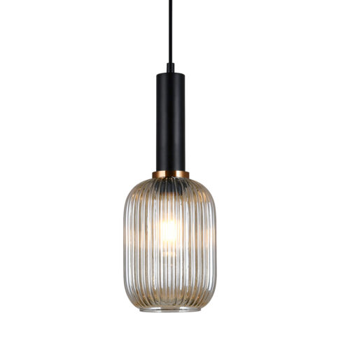 Pendant lamp Lux Antiola – modern pendant lamp in black and steel