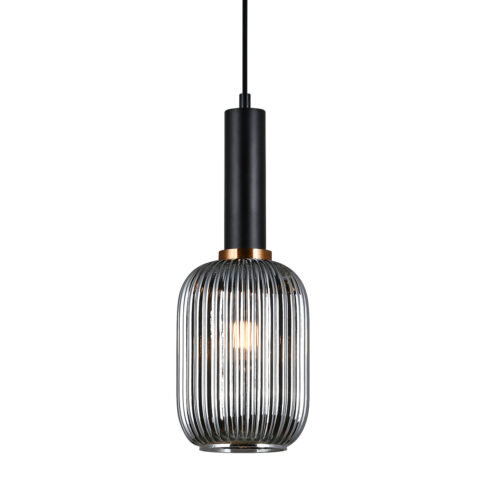 Pendant lamp Lux Antiola – modern pendant lamp in black and steel