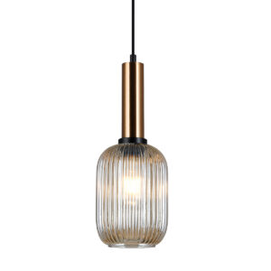 Pendant lamp Lux Antiola – modern pendant lamp in brass and steel