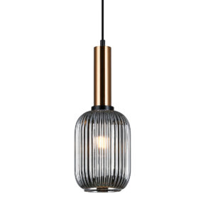 Pendant lamp Lux Antiola – modern pendant lamp in brass and steel