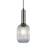 Pendant lamp Lux Antiola – modern pendant lamp in satin nickel and steel