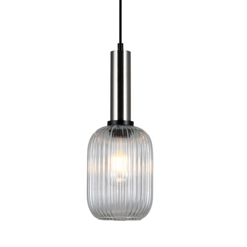 Pendant lamp Lux Antiola – modern pendant lamp in satin nickel and steel