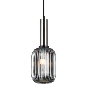 Pendant lamp Lux Antiola – modern pendant lamp in satin nickel and steel