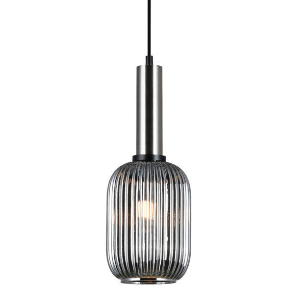 Pendant lamp Lux Antiola – modern pendant lamp in satin nickel and steel