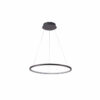 Pendant lamp Lux Vinola 24w – modern pendant lamp in black and aluminum
