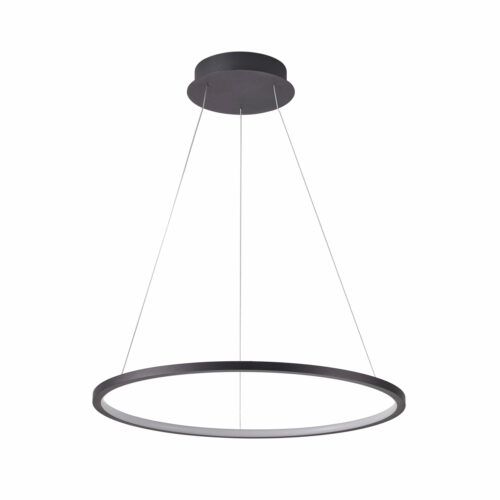Pendant lamp Lux Vinola – modern pendant lamp in black and aluminum