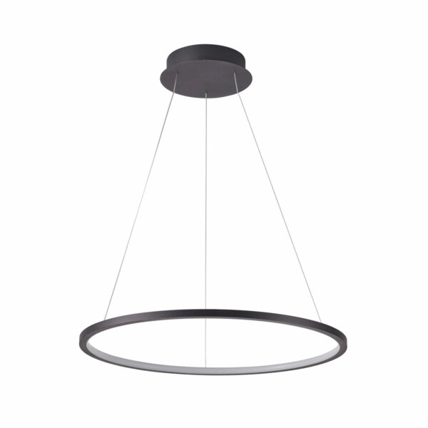Pendant lamp Lux Vinola – modern pendant lamp in black and aluminum