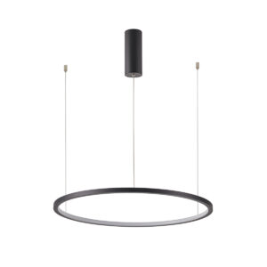 Pendant lamp Lux Vinola – modern pendant lamp in black and aluminum