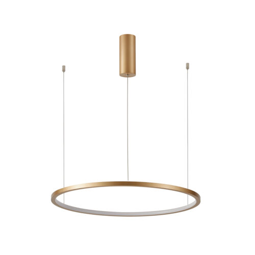 Pendant lamp Lux Vinola – modern pendant lamp in gold and aluminum