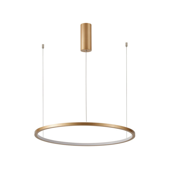 Pendant lamp Lux Vinola – modern pendant lamp in gold and aluminum