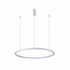 Pendant lamp Lux Vinola – modern pendant lamp in white and aluminum