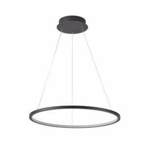 Pendant lamp Lux Vinola – modern pendant lamp in black and aluminum
