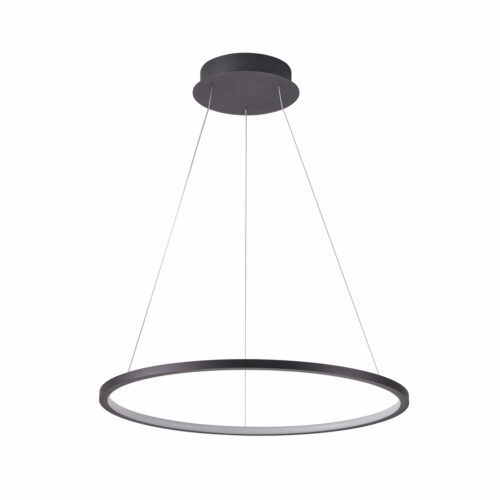 Pendant lamp Lux Vinola – modern pendant lamp in black and aluminum