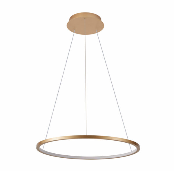 Pendant lamp Lux Vinola – modern pendant lamp in gold and aluminum