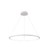 Pendant lamp Lux Vinola 48w – modern pendant lamp in white and aluminum