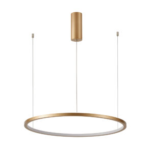 Pendant lamp Lux Vinola – modern pendant lamp in gold and aluminum