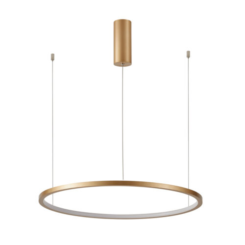Pendant lamp Lux Vinola – modern pendant lamp in gold and aluminum