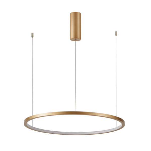 Pendant lamp Lux Vinola – modern pendant lamp in gold and aluminum