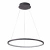 Pendant lamp Lux Vinola – modern pendant lamp in black and aluminum