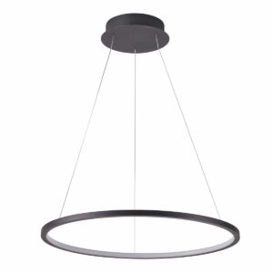 Pendant lamp Lux Vinola – modern pendant lamp in black and aluminum