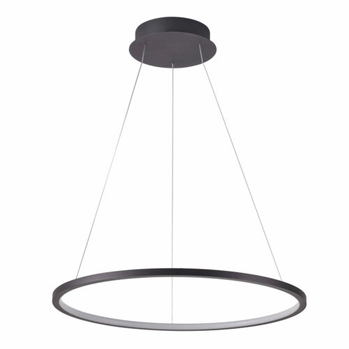 Pendant lamp Lux Vinola – modern pendant lamp in black and aluminum