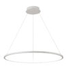 Pendant lamp Lux Vinola 58w – modern pendant lamp in white and aluminum