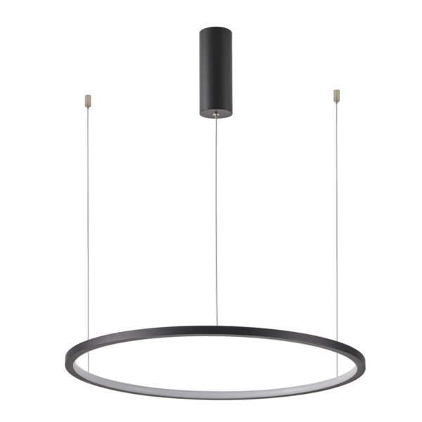 Pendant lamp Lux Vinola – modern pendant lamp in black and aluminum