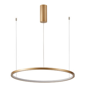 Pendant lamp Lux Vinola – modern pendant lamp in gold and aluminum