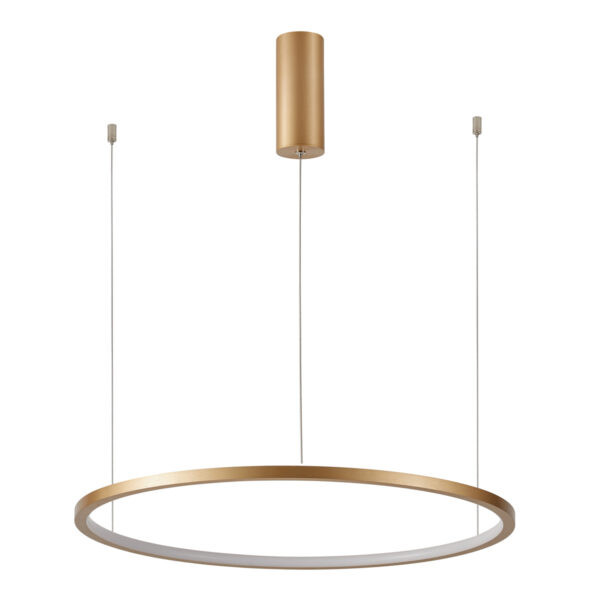 Pendant lamp Lux Vinola – modern pendant lamp in gold and aluminum