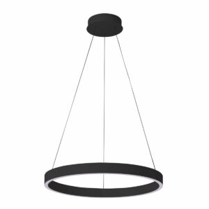 Pendant lamp Lux Brasco Down – modern pendant lamp in black and metal