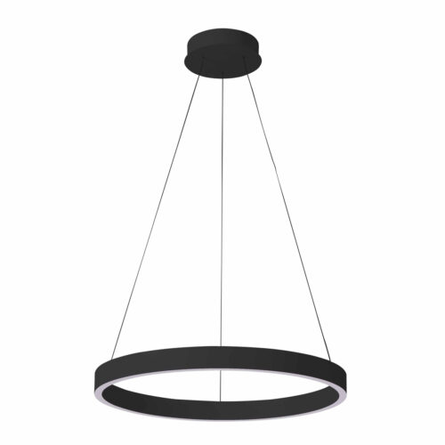 Pendant lamp Lux Brasco Down – modern pendant lamp in black and metal
