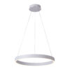 Pendant lamp Lux Brasco Down 60w – modern pendant lamp in white and metal