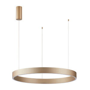 Pendant lamp Lux Brasco Down – modern pendant lamp in gold and aluminum