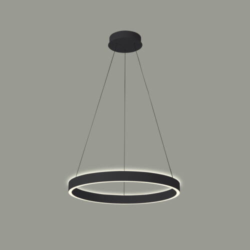 Pendant lamp Lux Brasco Up Down 60w – modern pendant lamp in black and aluminum