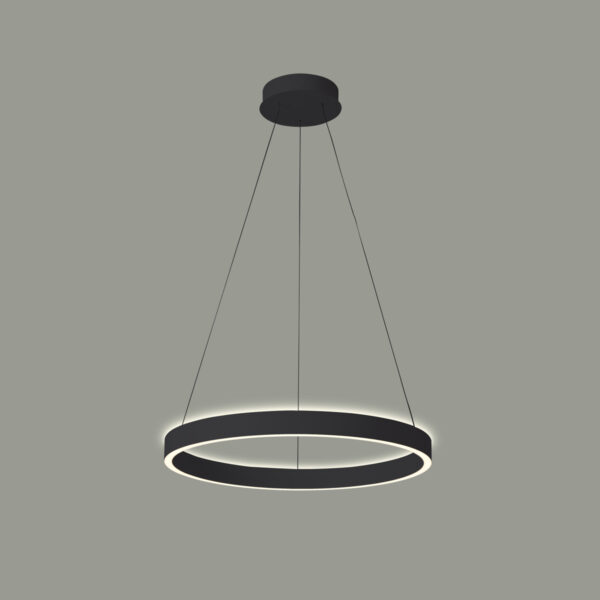Pendant lamp Lux Brasco Up Down 60w – modern pendant lamp in black and aluminum