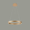 Pendant lamp Lux Brasco Up Down – modern pendant lamp in gold and aluminum