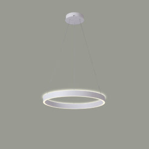 Pendant lamp Lux Brasco Up Down – modern pendant lamp in white and aluminum
