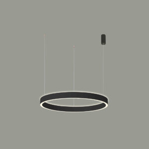 Pendant lamp Lux Brasco Up Down – modern pendant lamp in black and aluminum
