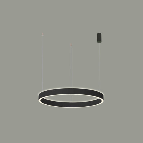 Pendant lamp Lux Brasco Up Down – modern pendant lamp in black and aluminum