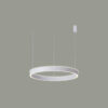 Pendant lamp Lux Brasco Up Down – modern pendant lamp in white and aluminum