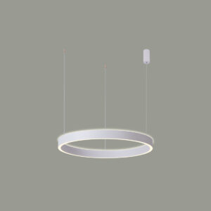 Pendant lamp Lux Brasco Up Down – modern pendant lamp in white and aluminum