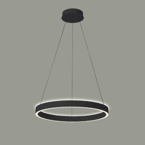 Pendant lamp Lux Brasco Up Down – modern pendant lamp in black and aluminum