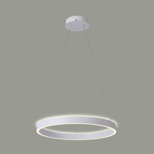 Pendant lamp Lux Brasco Up Down 80w – modern pendant lamp in white and aluminum
