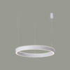 Pendant lamp Lux Brasco Up Down – modern pendant lamp in white and aluminum