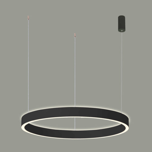 Pendant lamp Lux Brasco Up Down – modern pendant lamp in black and aluminum