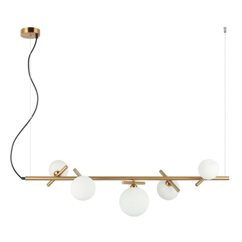 Pendant lamp Lux Reverso – modern pendant lamp in brass and steel