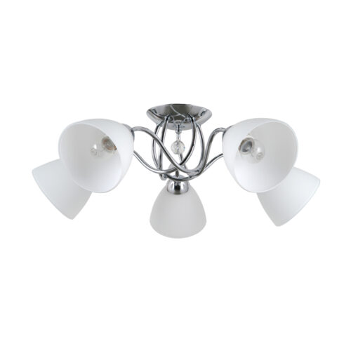 Pendant lamp Lux Lugano – modern pendant lamp in chrome